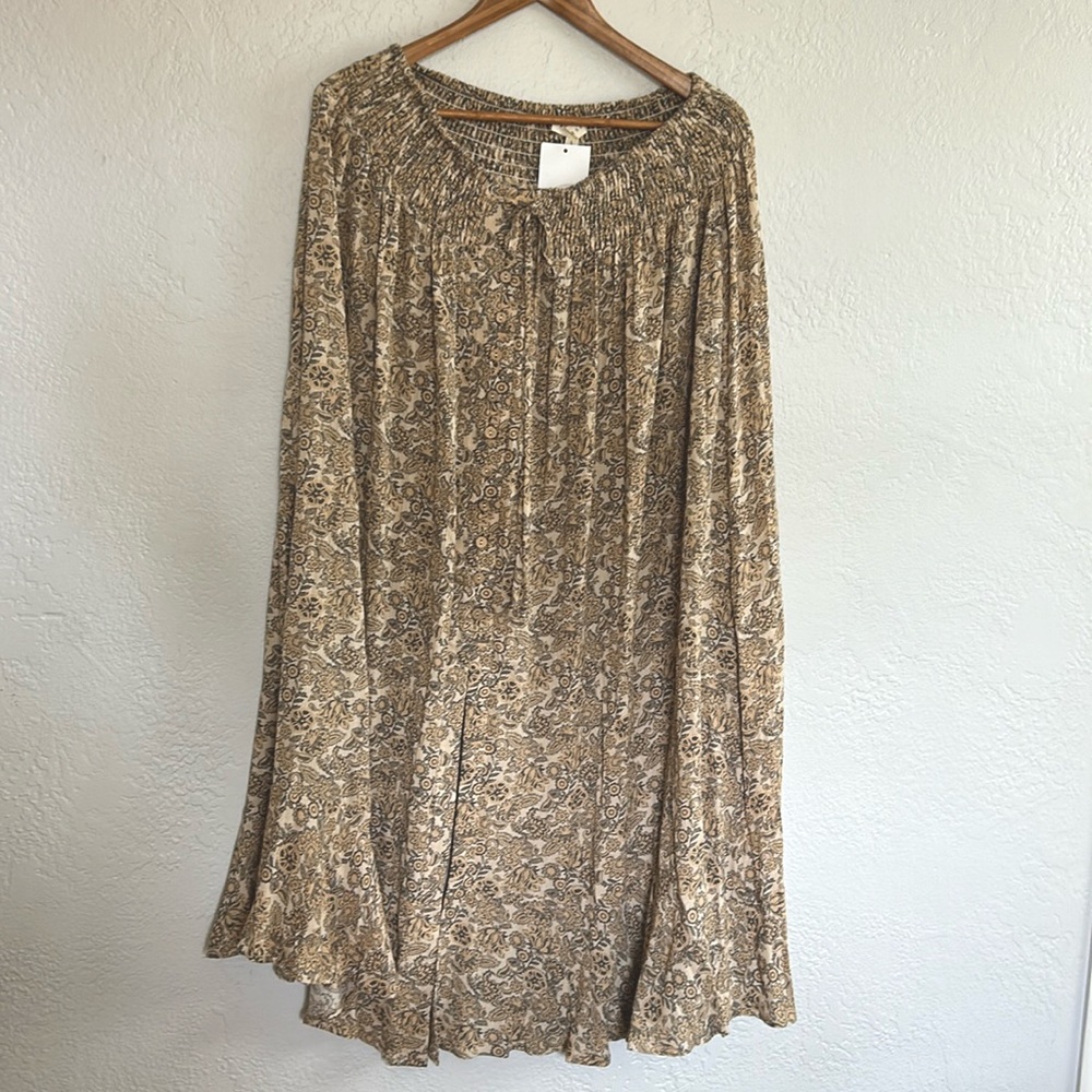 Thread and Seed- Promesa skirt, button up, size L.